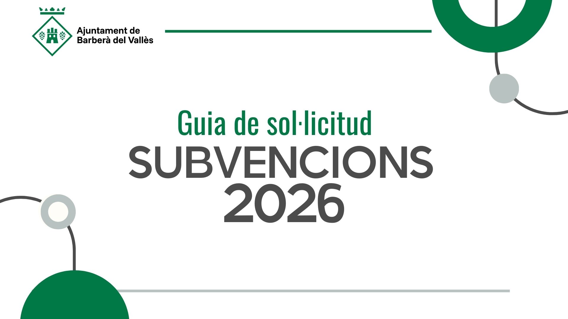 Guia sol·licitud subvencions 2026