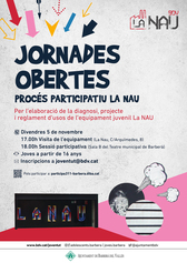 Cartell Jornada oberta La NAU